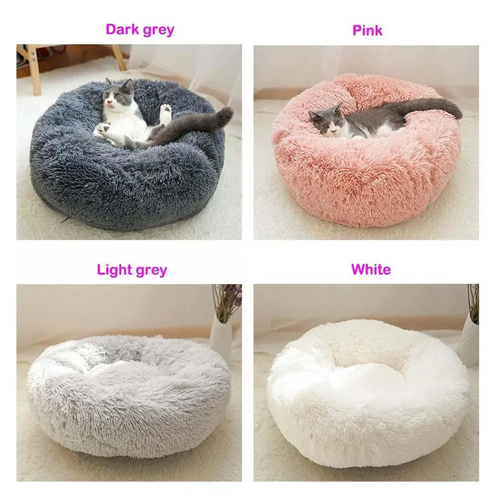 

Round Shape Pet Sleep Blanket Dog Bed Cat Nest House Winter Type Soft Puppy Keep Warm Creative