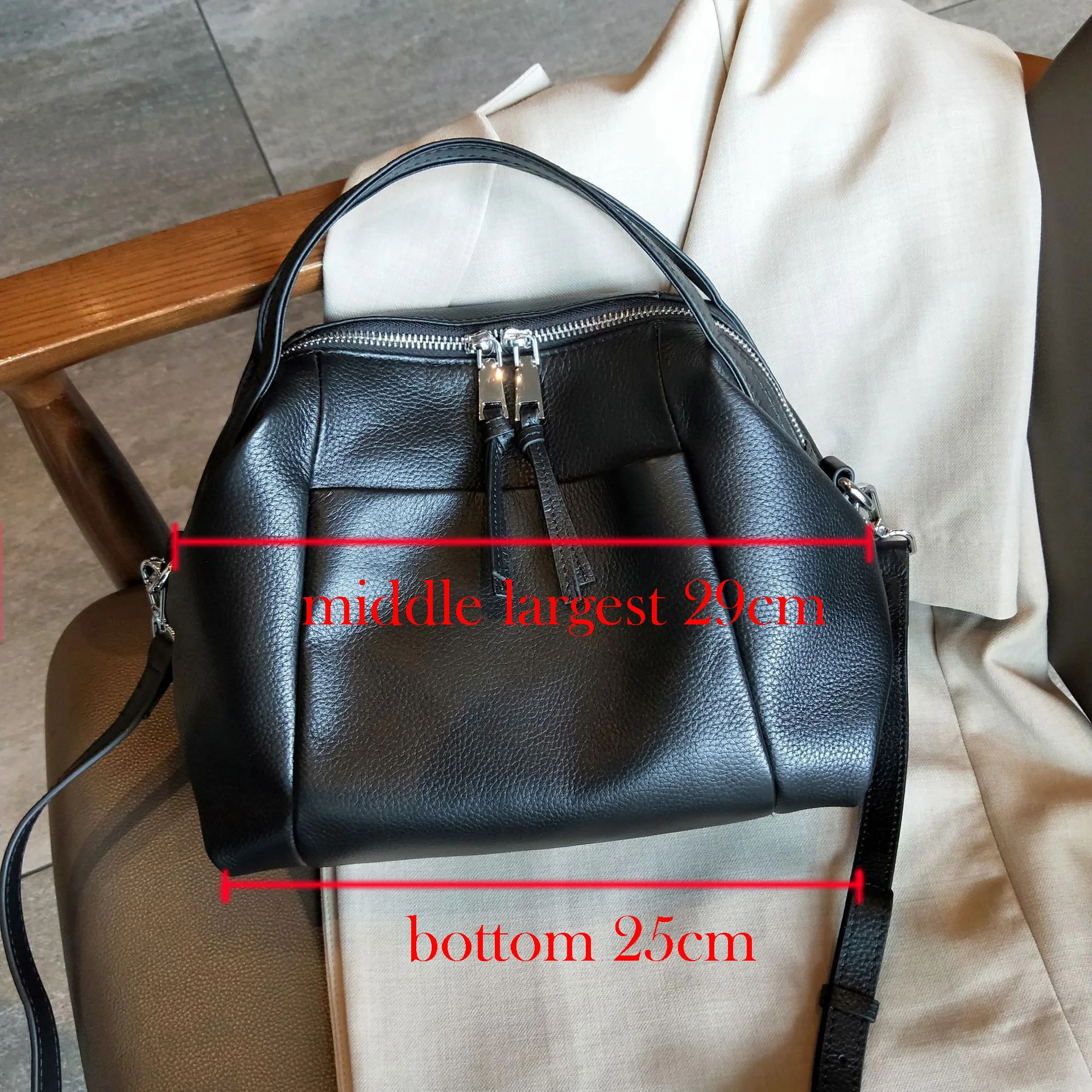 Осенне зимняя женская сумка из мягкой коровьей кожи в Корейском стиле брендовая