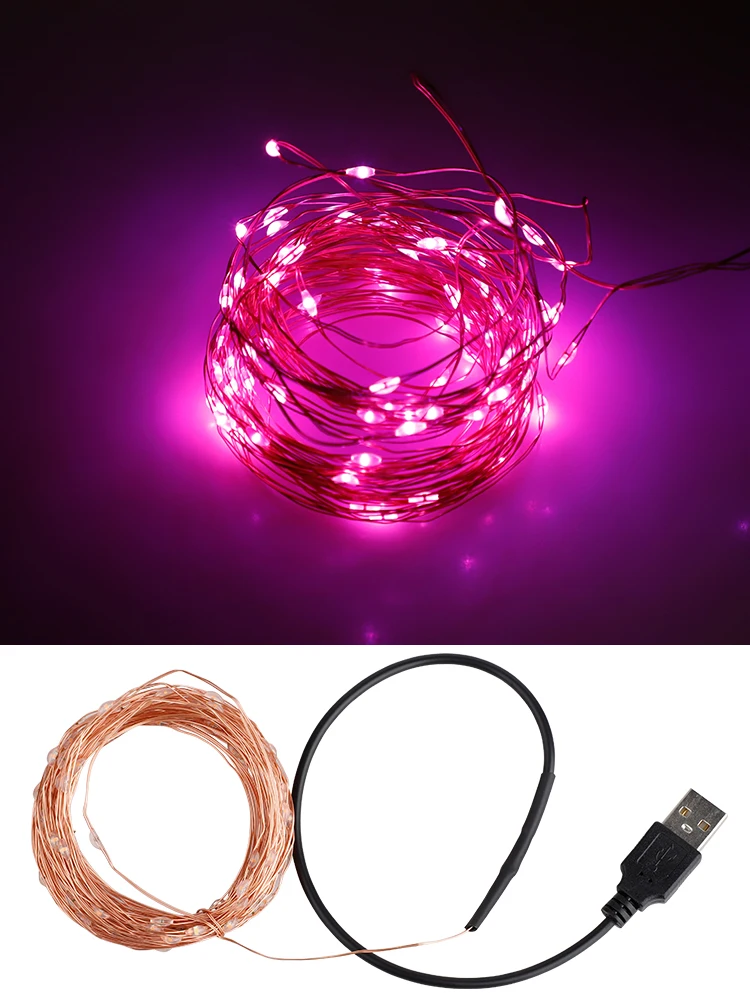 Светодиодная Водонепроницаемая гирлянда сделай сам 10 м | Освещение