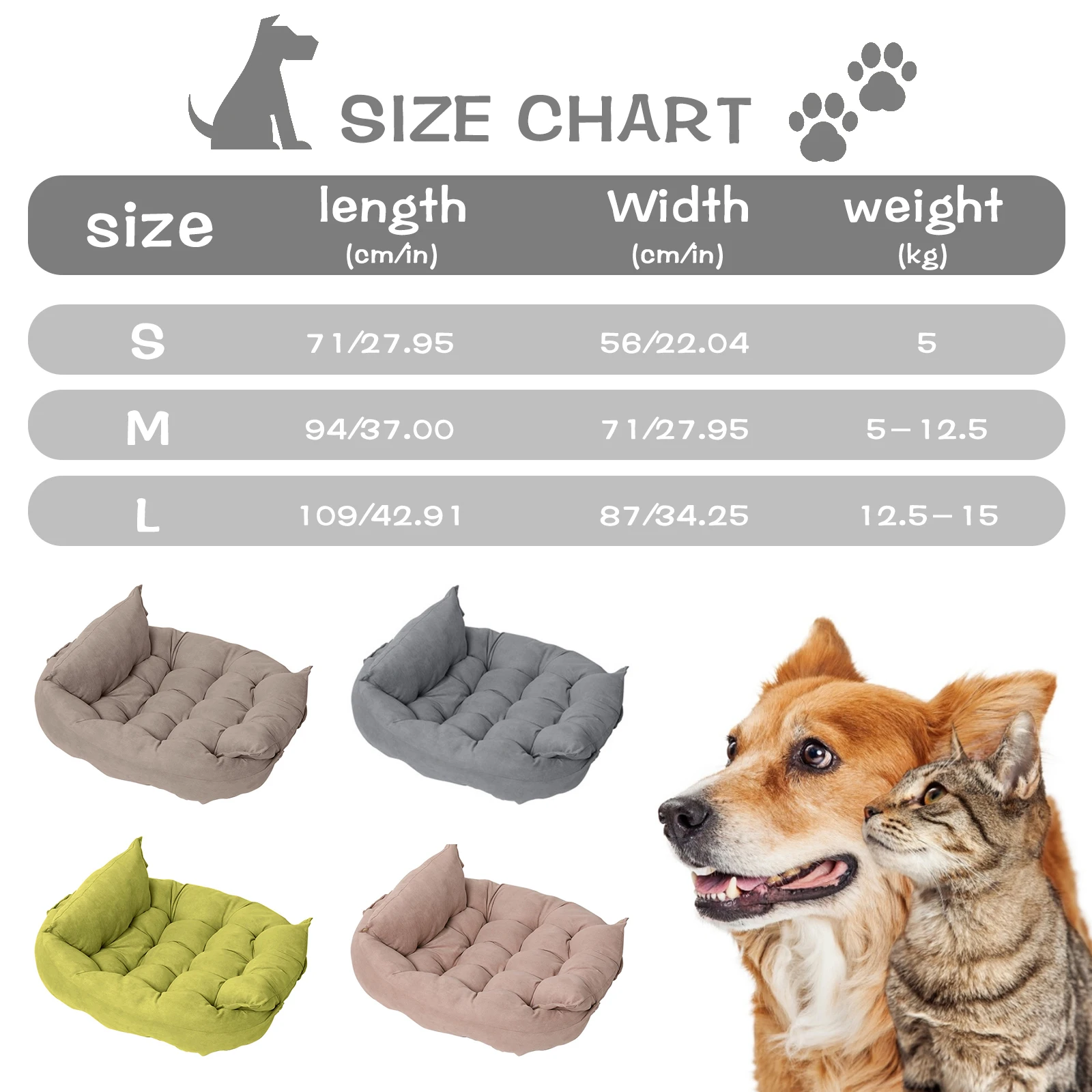 

soft dog kennels bed mattress houses Bedding cushion cats nest Underpad Coop blanket Big small breeds pet supplies accessories