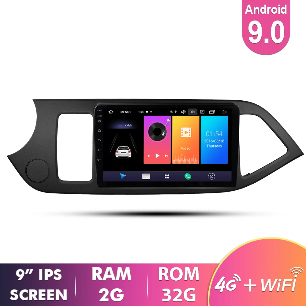 2G 32G EKIY " ips Android 9,0 автомобильный радио мультимедиа для KIA PICANTO Morning 2011 2012 2013 gps навигация Navi плеер Авто Стерео - Цвет: 2G 32G