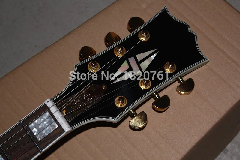 Бесплатная доставка заводская цена продажа 6 струн EMG pick-up G-LP Zakk Wylde Bullseye зеленая и
