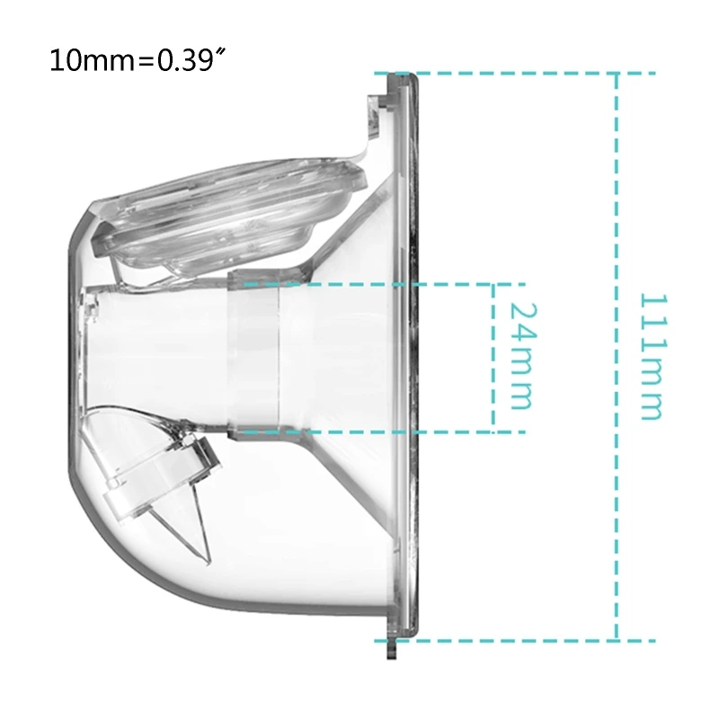 

Silicone Breast Milk Collector Nursing Cup Breastfeeding Milk Collection Cover Wearable Milker Accessories