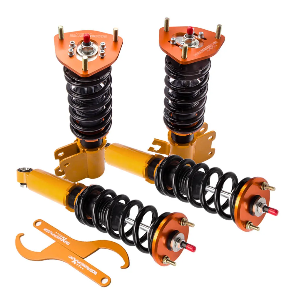 24 шага регулируемые Coilovers Sping амортизаторы ударов для Nissan S13 Silva 240SX 180SX Coupe 1989