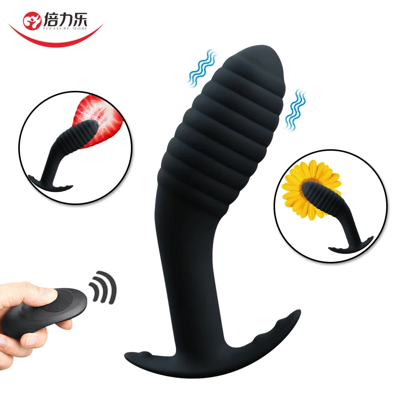 Male Vibrating Anal Plug 10 Modes Prostate Massager Vibrator Butt Adults Sex Toys For Gays/Women Remote Controller | Красота и