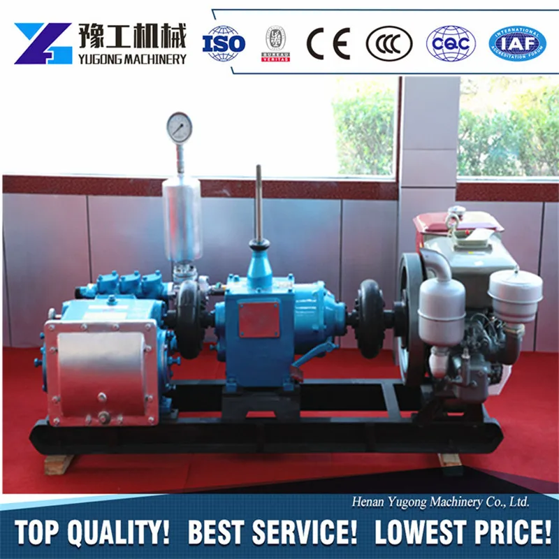 BW-160 mud pump Grouting Mud triplex horizontal for drilling system double cylinder | Инструменты