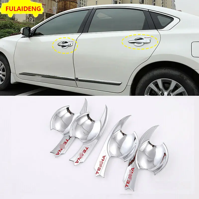 

Хромированная дверная ручка из АБС-пластика для Nissan Altima Teana 2013-2018, литье крышки, отделка, автомобильные аксессуары