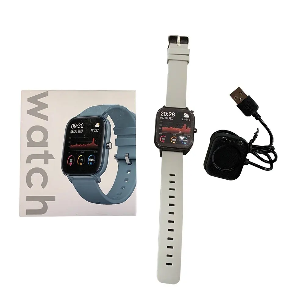 

P8 IP67 Waterproof 1.4 Inch Full Touch Screen Heart Rate Blood Smart Sports Watch