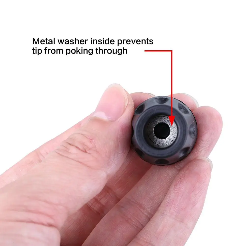 12 шт./лот уличные походные палки для треккинга колпачок сменный конец трость