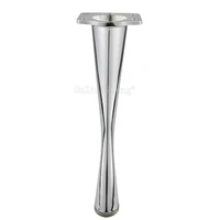 4pcs zinc alloy silver tilting height 175mm furniture legs metal table legs for cabinets sofa foot furniture accessories gf169