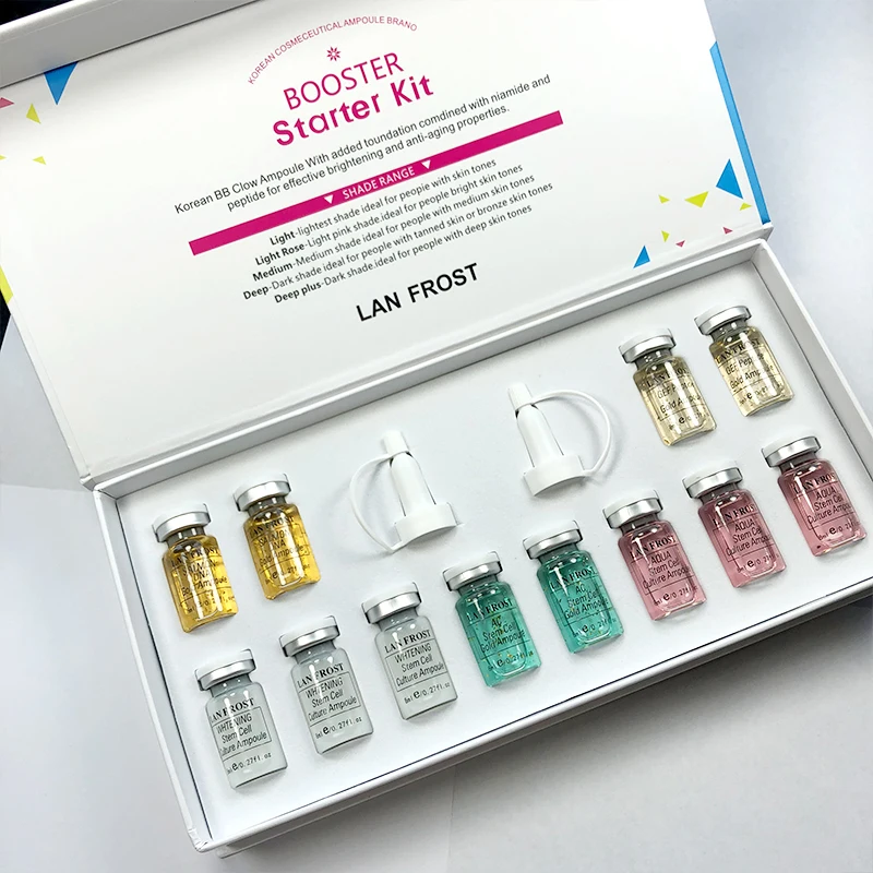 12 шт. BB крем сияющая Сыворотка для кожи набор макияжа натуральный нюдовый