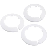 uxcell 2 pcs pipe collar 647590mm pp radiator escutcheon water pipe cover decoration white