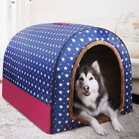 xl medium dog kennel indoor soft comfortable large dog house removable dog bed cave winter warm pet sleeping mat portable