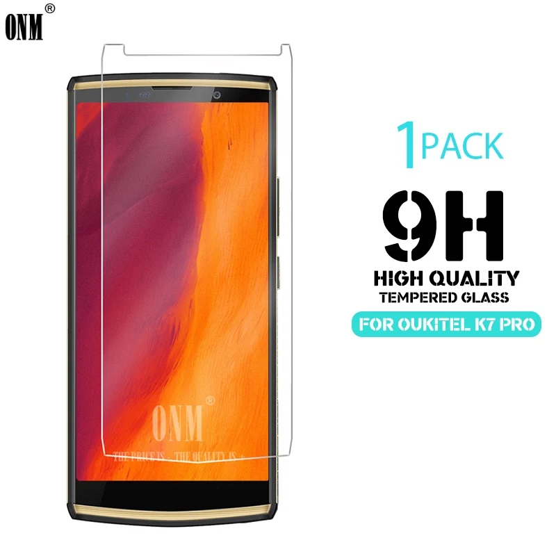 Закаленное стекло для OUKITEL K7 PRO Защитное экрана 2.5D 9H закаленное премиум класса