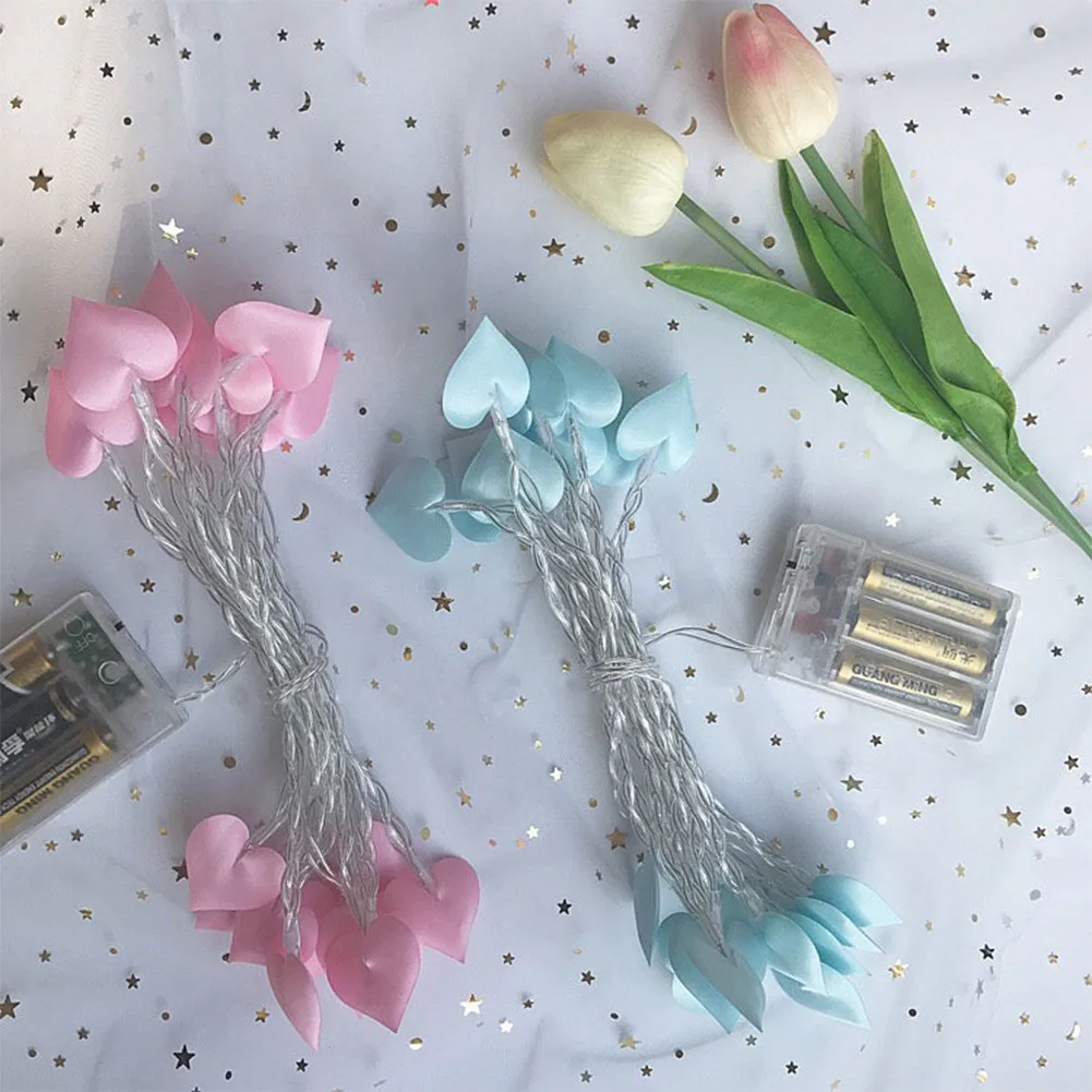 СВЕТОДИОДНАЯ Гирлянда в форме сердца гирлянда для помещений Рождественская