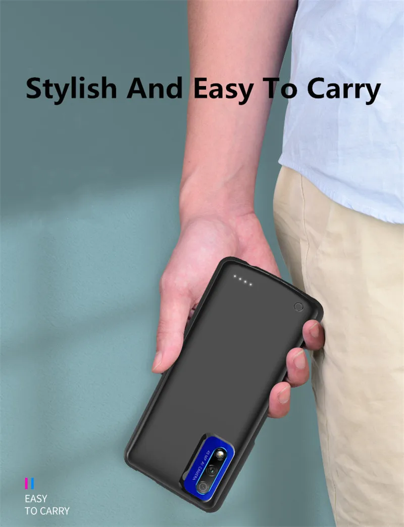 Фото KQJYS External Backup Battery Charging Cover for Huawei Honor 9X Pro Case Portable Power Bank Charger Cases Мобильные телефоны и KQJYS External Backup Battery Charging Cover for Huawei Honor 9X Pro Case Portable Power Bank Charger Cases Мобильные телефоны и