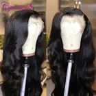 Cynosure 13x4 человеческие волосы на кружеве, парики для женщин, предварительно выщипанные волосы Remy, перуанские волнистые волосы с детскими волосами, отбеленные узлы