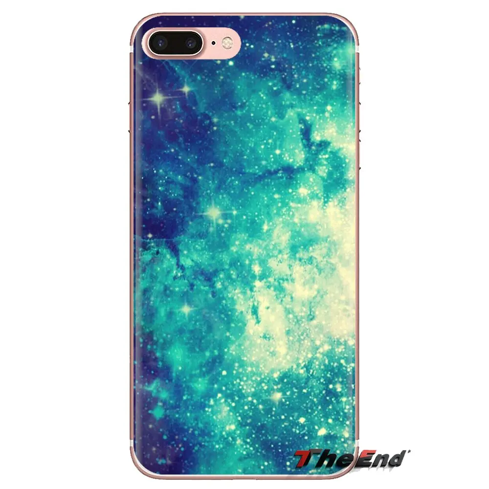 Soft Transparent Cases Covers Blue Galaxy Starry sky For iPod Touch Apple iPhone 4 4S 5 5S SE 5C 6 6S 7 8 X XR XS Plus MAX |