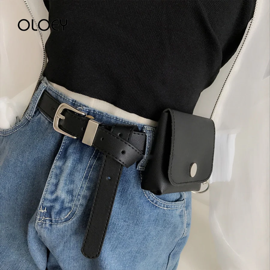 Модная поясная сумка для женщин корейский кошелек из искусственной кожи Дамская