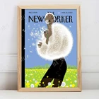 Картина из фильма The New Yorker, обложка журнала New Yorker Художественная печать, винтажная Художественная печать, Постер New Yorker, литературный подарок