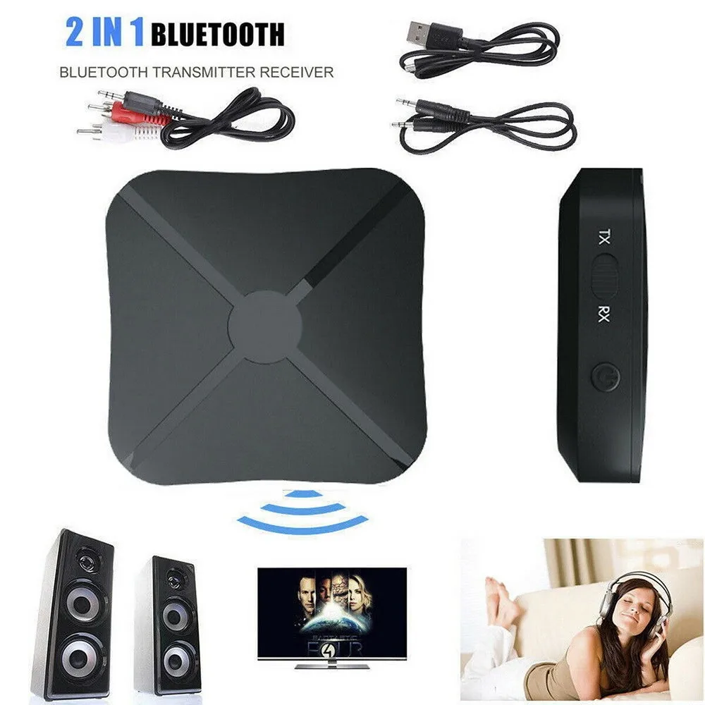 

1 * Автомобильный беспроводной Bluetooth аудио передатчик приемник HIFI Музыка/адаптер AUX двойной USB быстрое зарядное устройство автомобильные акс...