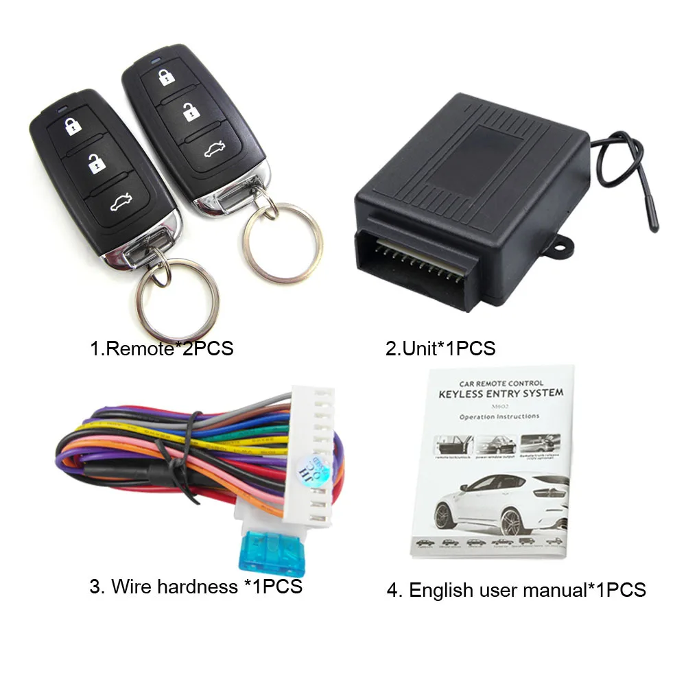 12V универсальный автомобиль дистанционного Управление бесключевого доступа