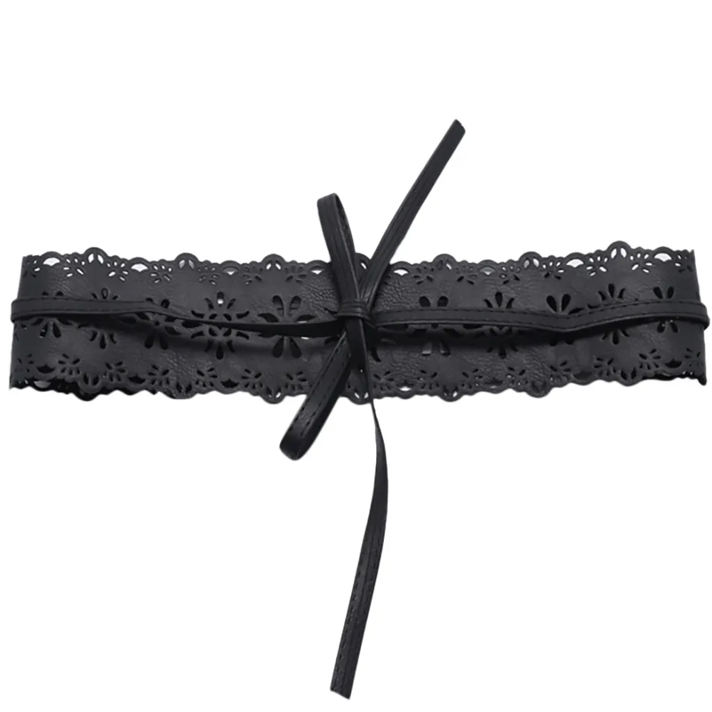 Ремни для женщин модные женские винтажные кожаные ремни с бантом мягкие