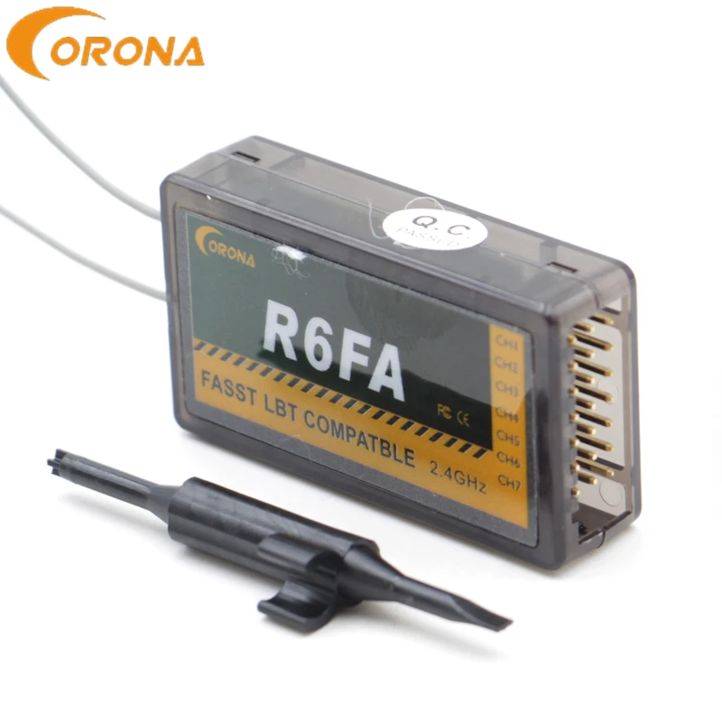 Corona R4FA R6FA F8FA R14FA 2,4 Ghz FUTABA T8FG 12FG 14SG 16SZ 18MZ Совместимость с FASST(технологией стандартных систем с гибкой архитектурой) приемник для RC самолетов