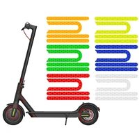 4pcsset scooter reflective stickers scooter reflector waterproof for xiaomi mijia m365 pro electric pvc scooter accessories
