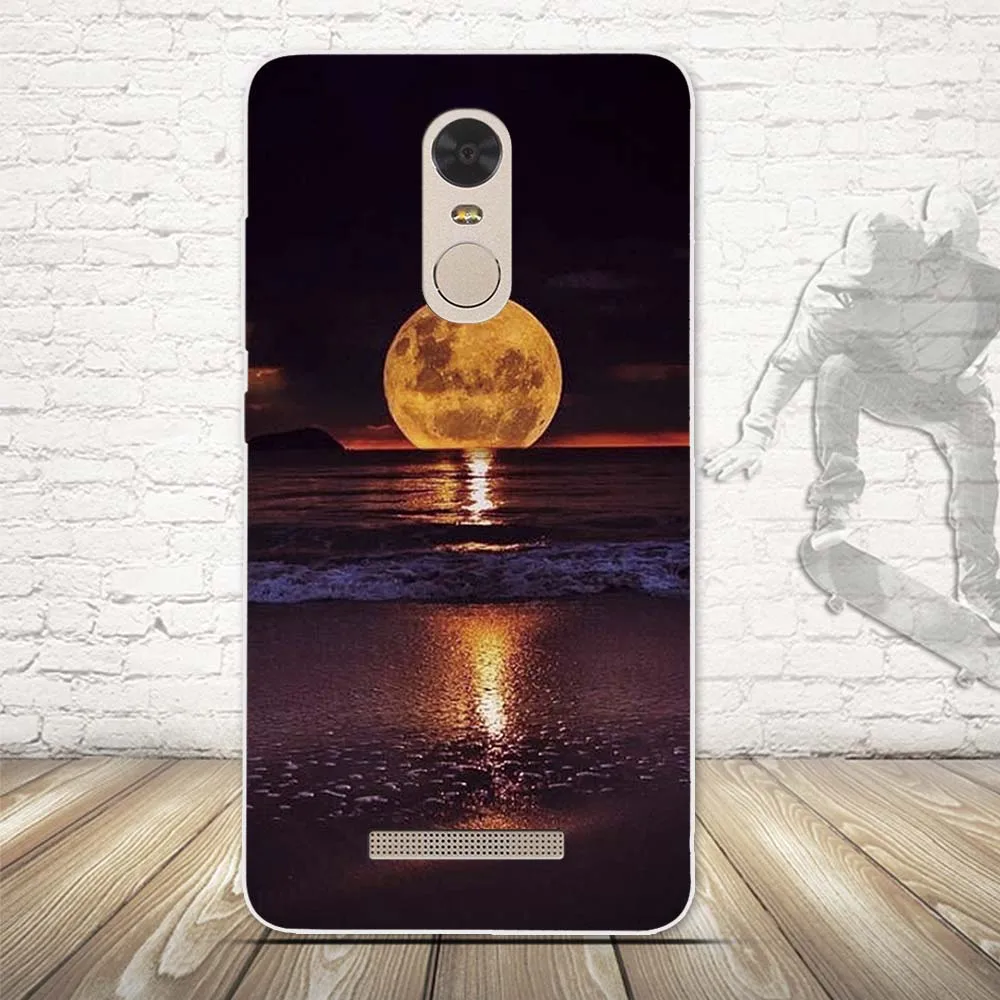 Мягкий силиконовый чехол с 3d-рисунком защитный для сотового телефона Xiaomi Redmi Note 3