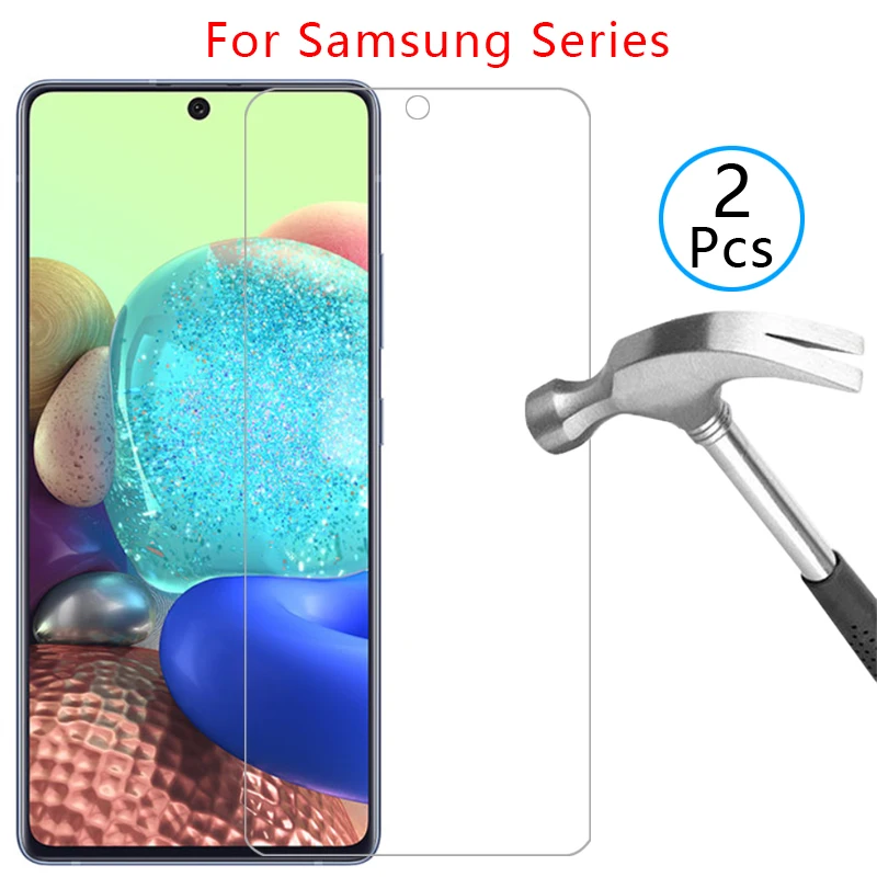 

case for samsung galaxy a51 a71 5g s20 fe s10 note 10 20 lite cover screen protector tempered glass protective phone coque bag