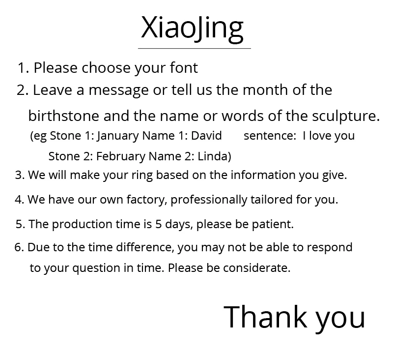 XiaoJing Персонализированные 925 пробы Серебряные Кольца На заказ камень-талисман в форме сердца кольцо с 2 именами хорошее ювелирное изделие для Дня матери подарок