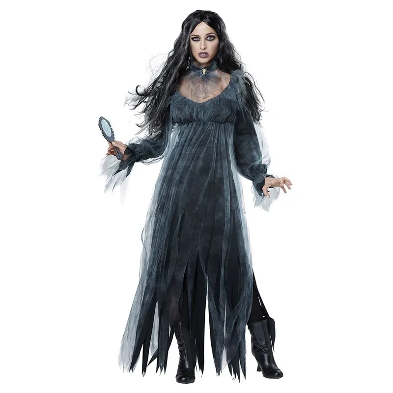 Костюм для косплея вампира страшное платье невесты с кровавым призраком