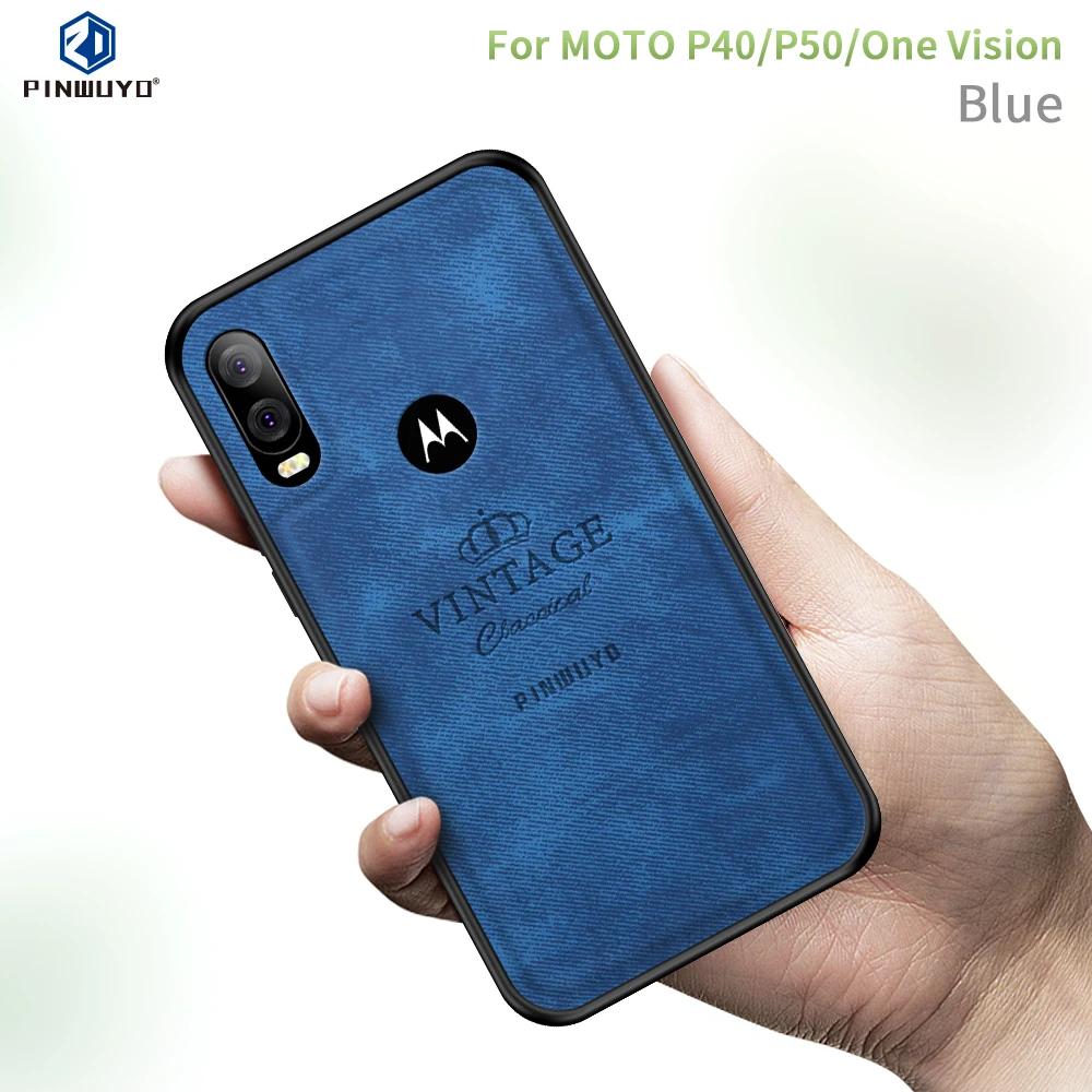 Чехол для Motorola Moto One Vision/P40, Винтажный чехол из кожи ПУ и ПК, Жесткий Чехол, облегающие Чехлы, защитный чехол 6,2''