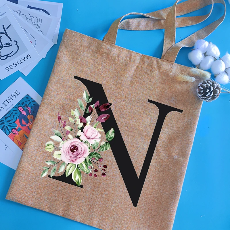 Простые Наплечные сумки с надписью большая вместимость натуральная