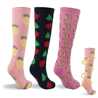 medias de compresion chaussette de compression calcetines compresivos calceta compresiva fruit compression sock drop shipping
