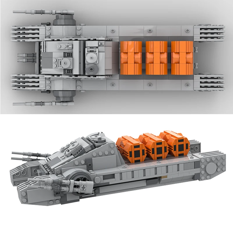 

MOC Imperialals-оккупанты, штурмовой танк, танк, космическая серия, военные строительные блоки, модели, кирпичи, игрушки для детей, Gfit