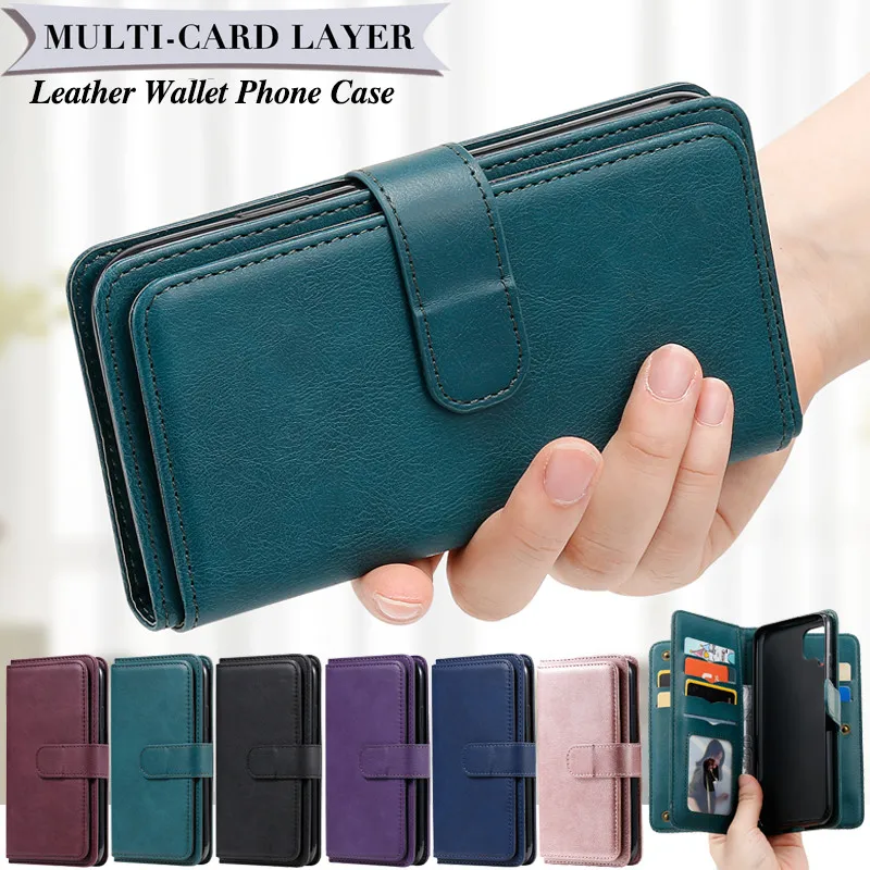 

Flip Leather Purse Phone Case For Huawei P40 Lite E Wallet Card Holder Cover Huawei P Smart 2020 Y5 Y6 Prime Coque Etui Hoesje