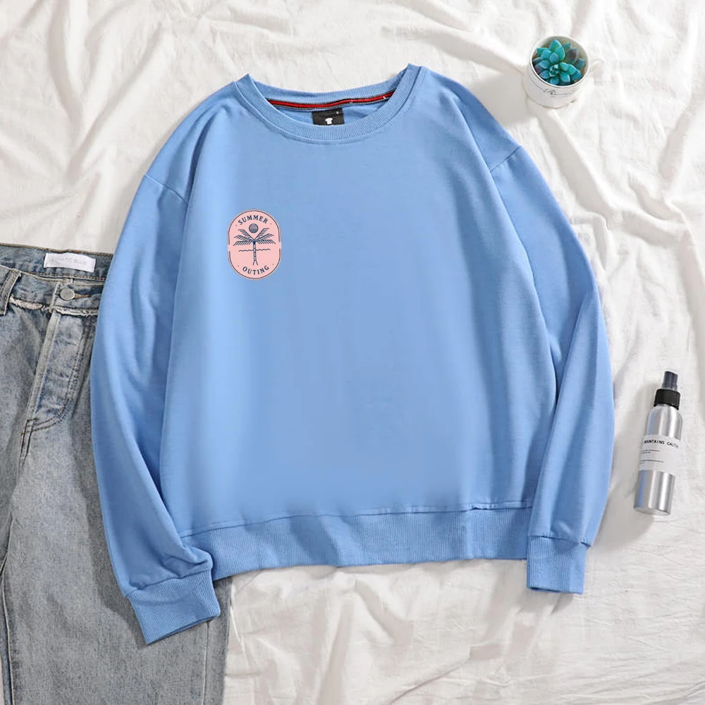 Women Cotton Hoodies Sweatshirts Letters Printing Hooded Sweatshirt Casual Loose Jumper Pullover Jacket Femmes Sweetshirts