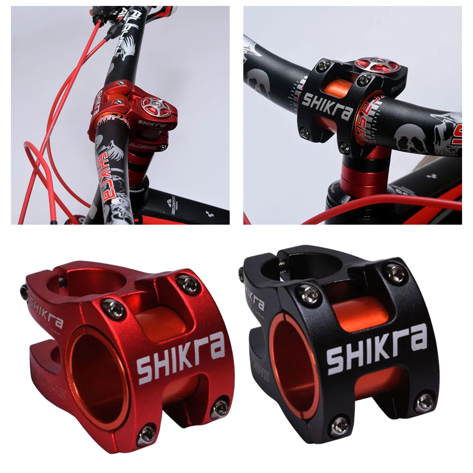 

Premium Solid 31.8/35mm Mountain Bike Stem Replacement Short Stem