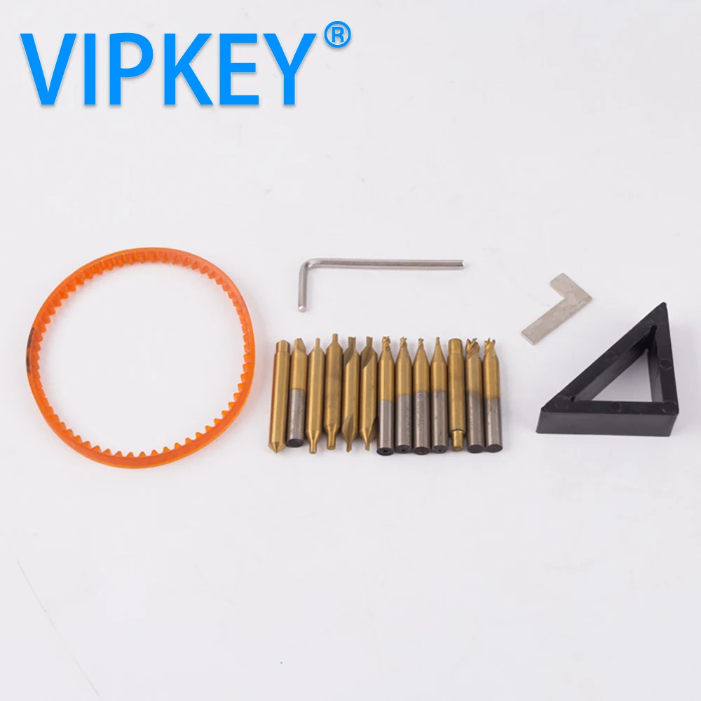 

The titanizing the full set of key cutting machine milling key cutter drill bit and guide pin probe parts