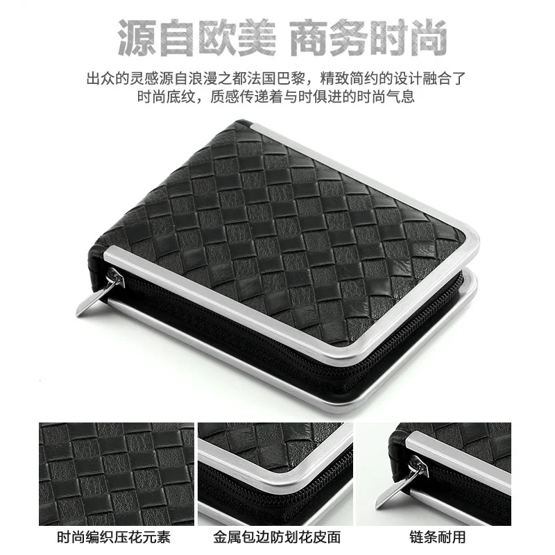 Портативный модный набор из 11 инструментов нержавеющей стали для маникюра и