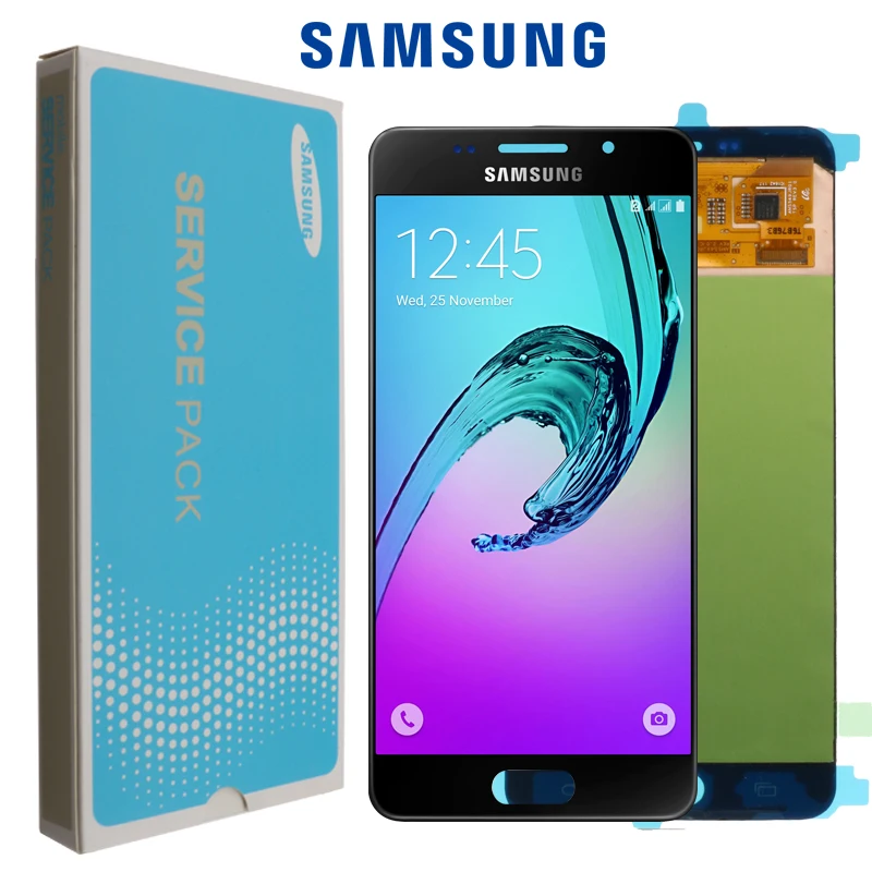 Оригинальный ЖК дисплей 5 ''SUPER AMOLED для SAMSUNG Galaxy A7 2016 A710 A710F A710M с сенсорным