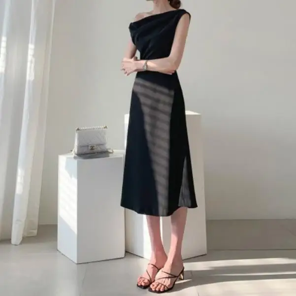 Женское платье в готическом стиле элегантное облегающее для деловечерние офиса