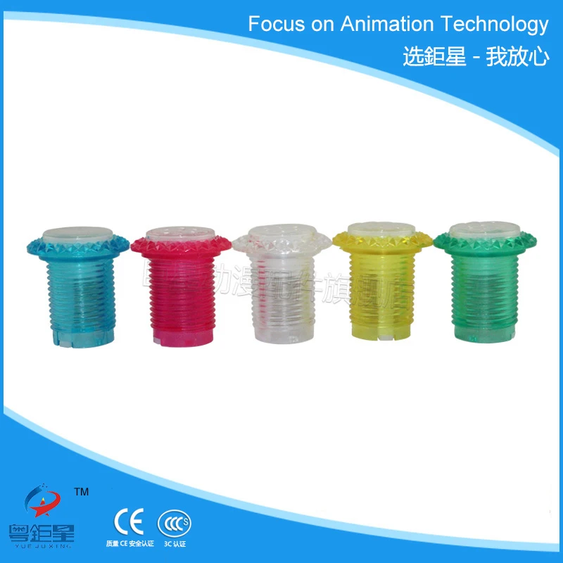 33 мм мгновенная подсветка светодиодная Кнопка аркадный маленький переключатель