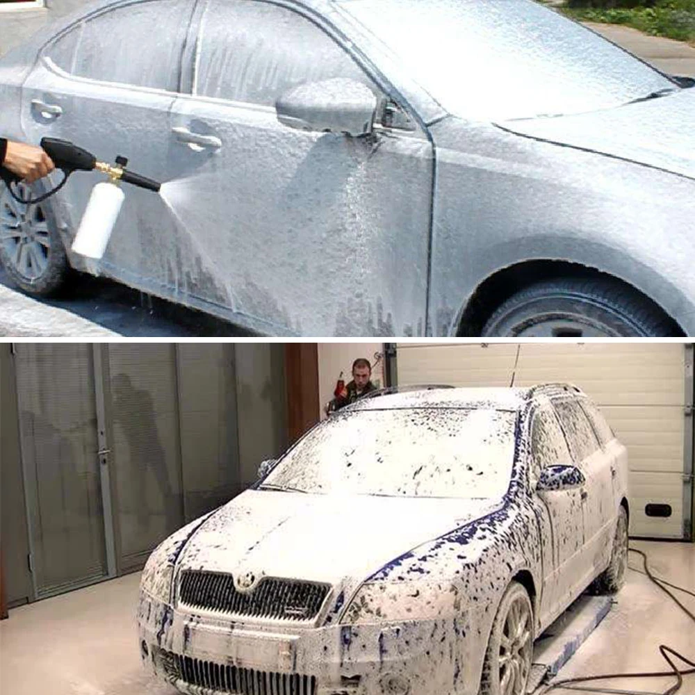 Форсунка-распылитель с бутылкой образованием снежной пены для моек высокого