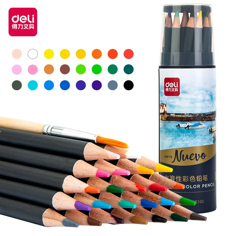 Set For Painting Professional Wooden Watercolor Design Graffiti Stationery Supplies For School Children