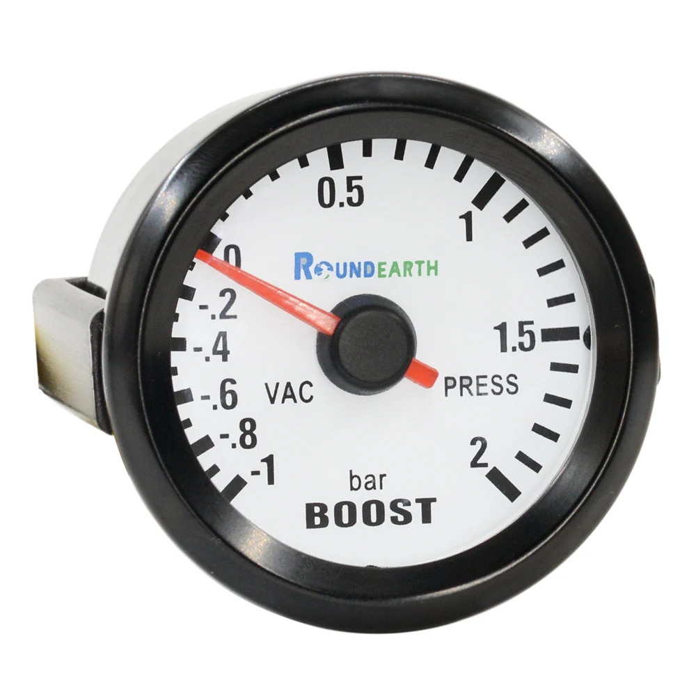 Круглая заземляющая 52 мм Синяя подсветка Автомобильный турбоусилитель турбин 1 ~