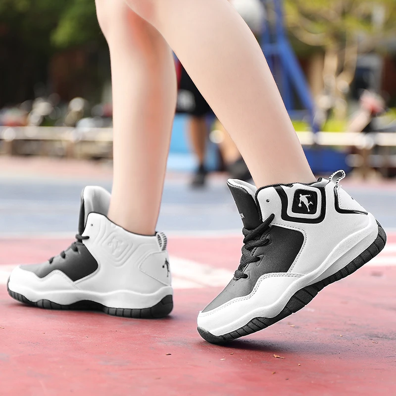 Новинка Баскетбольная обувь для мальчиков и девочек детские кроссовки