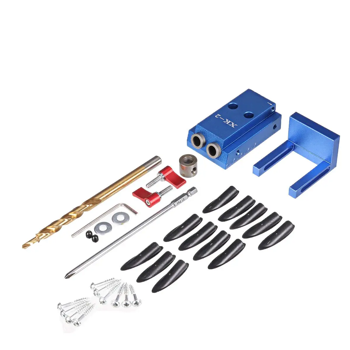 

Карман отверстие джиг Системы деревообрабатывающее сверло руководство с зажимное 9,5 мм сверла из быстрорежующей стали отвертка бит карман...